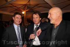 Mazzoli, il sindaco di Bagnoregio Francesco Bigiotti e il presidente di Confartigianato Stefano Signori