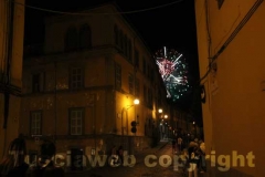 I fuochi d\'artificio dopo il trasporto
