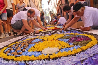L'infiorata del Corpus Domini a Bolsena