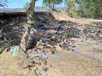 Montefiascone - Gli scavi al santuario etrusco di Piana del Lago