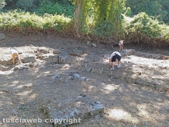 Montefiascone - Gli scavi al santuario etrusco di Piana del Lago