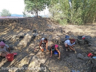 Montefiascone - Santuario etrusco di Piana del Lago - Gli scavi archeologici