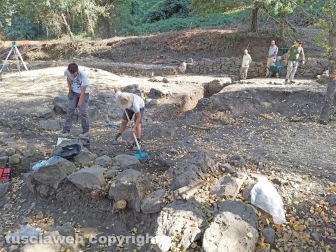 Montefiascone - Santuario etrusco di Piana del Lago - Gli scavi archeologici
