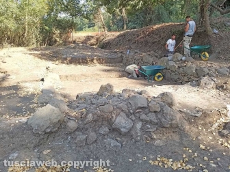 Montefiascone - Santuario etrusco di Piana del Lago - Gli scavi archeologici