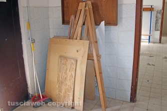Gli spogliatoi dell\'Union Viterbo
