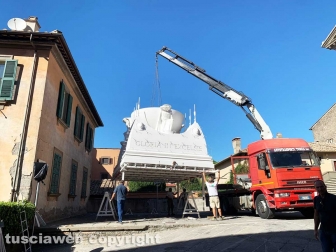 Gloria lascia il Santuario