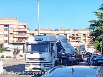 Gloria lascia il Santuario