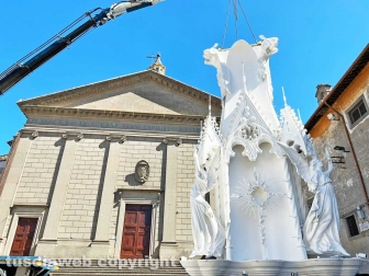 Gloria lascia il Santuario
