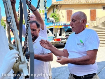 Gloria lascia il Santuario