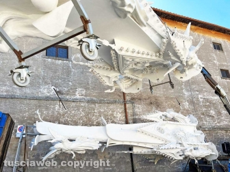 Gloria lascia il Santuario