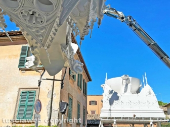 Gloria lascia il Santuario