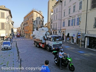 Gloria arriva a San Sisto