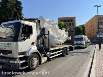 Macchina di Santa Rosa - Gloria arriva a San Sisto