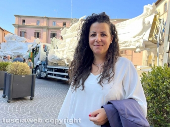 Macchina di Santa Rosa - Gloria arriva a San Sisto - La sindaca Chiara Frontini