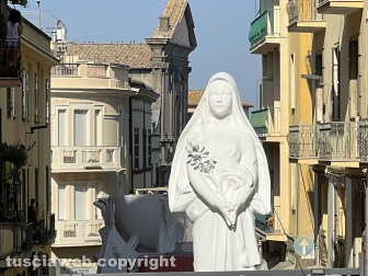 Macchina di Santa Rosa - Gloria arriva a San Sisto