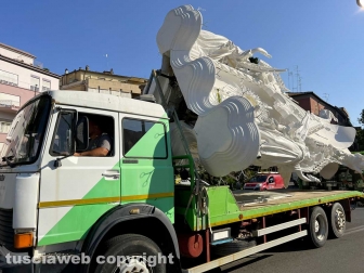 Macchina di Santa Rosa - Gloria arriva a San Sisto