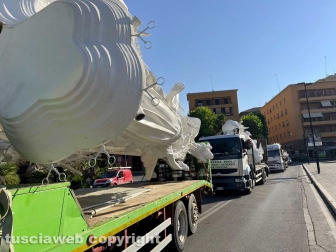 Macchina di Santa Rosa - Gloria arriva a San Sisto