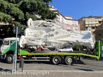 Macchina di Santa Rosa - Gloria arriva a San Sisto