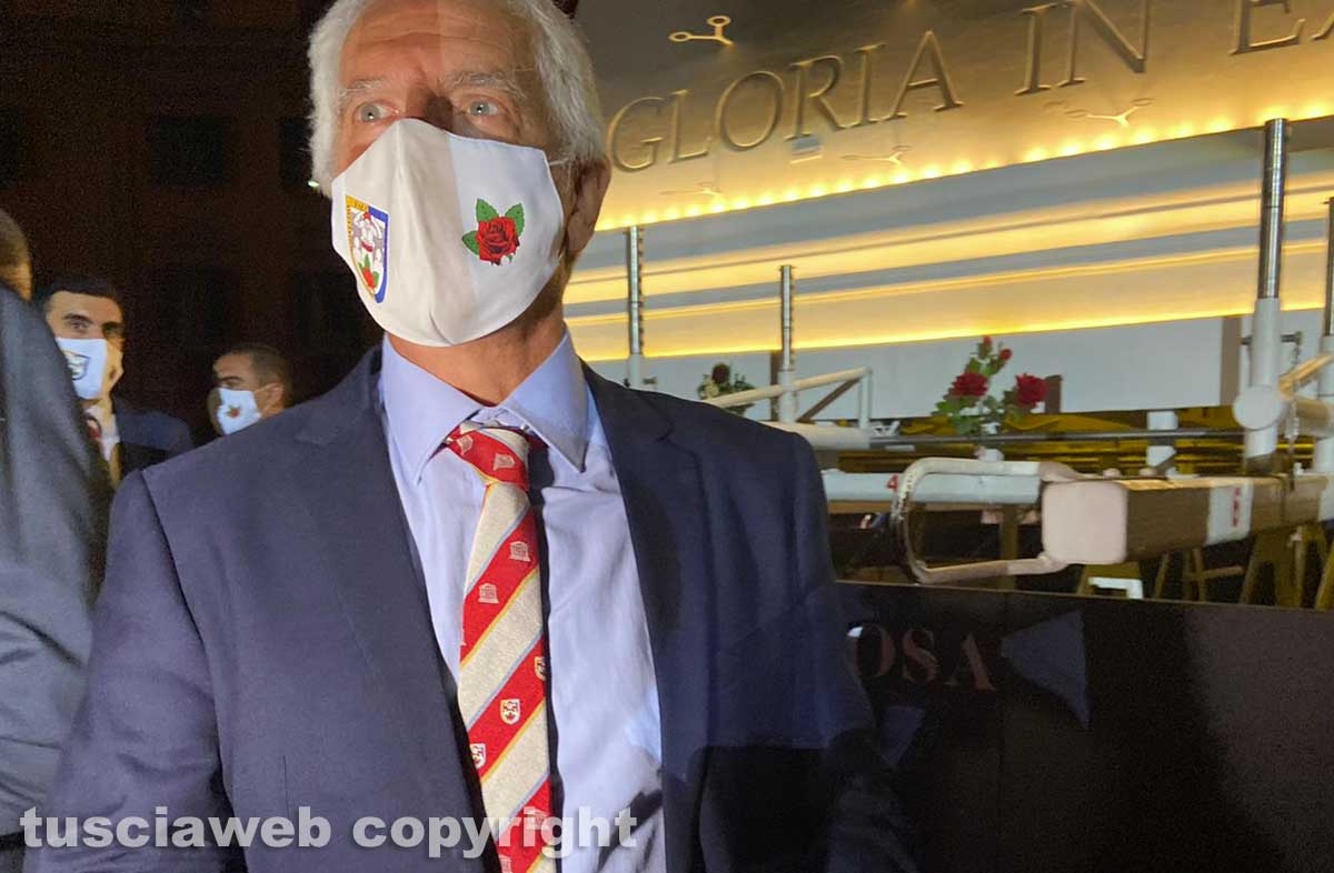 Macchina di santa Rosa 2021 - L'accensione di Gloria