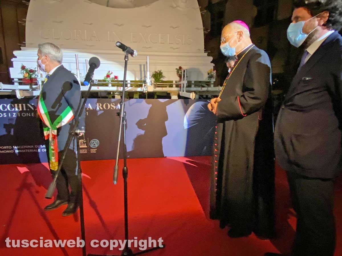 Macchina di santa Rosa 2021 - L'accensione di Gloria
