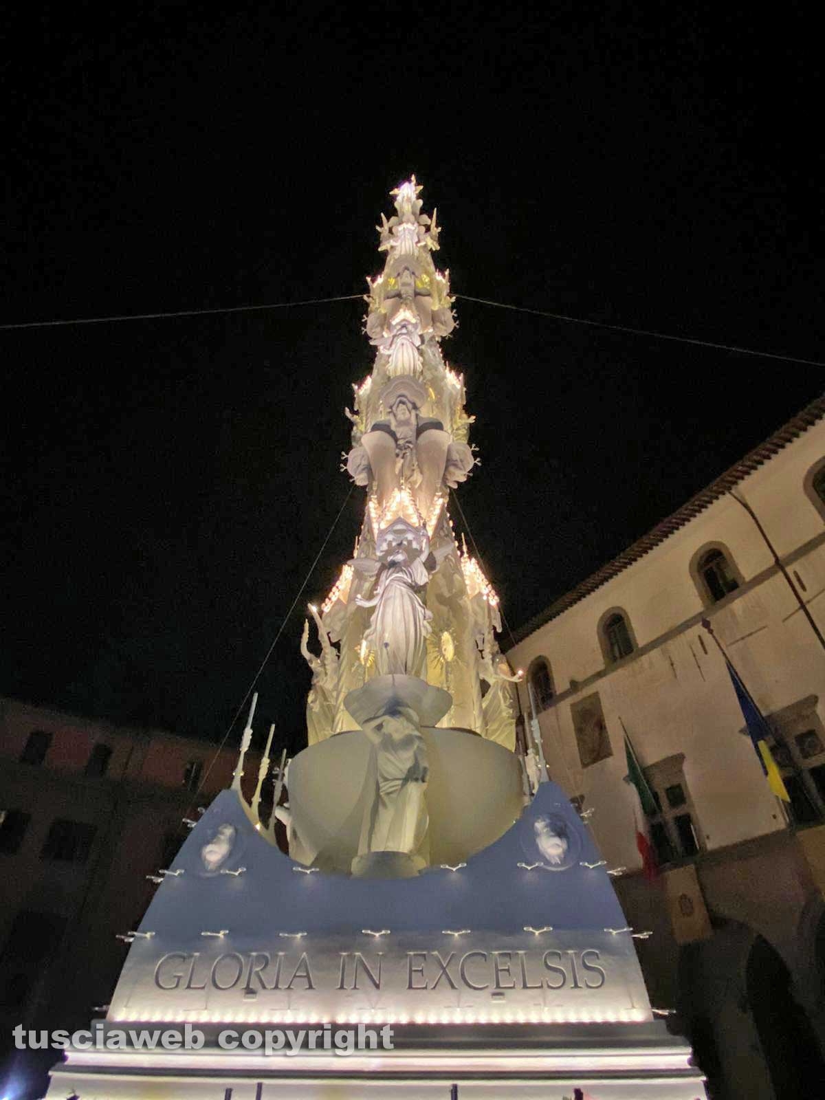 Macchina di santa Rosa 2021 - L'accensione di Gloria