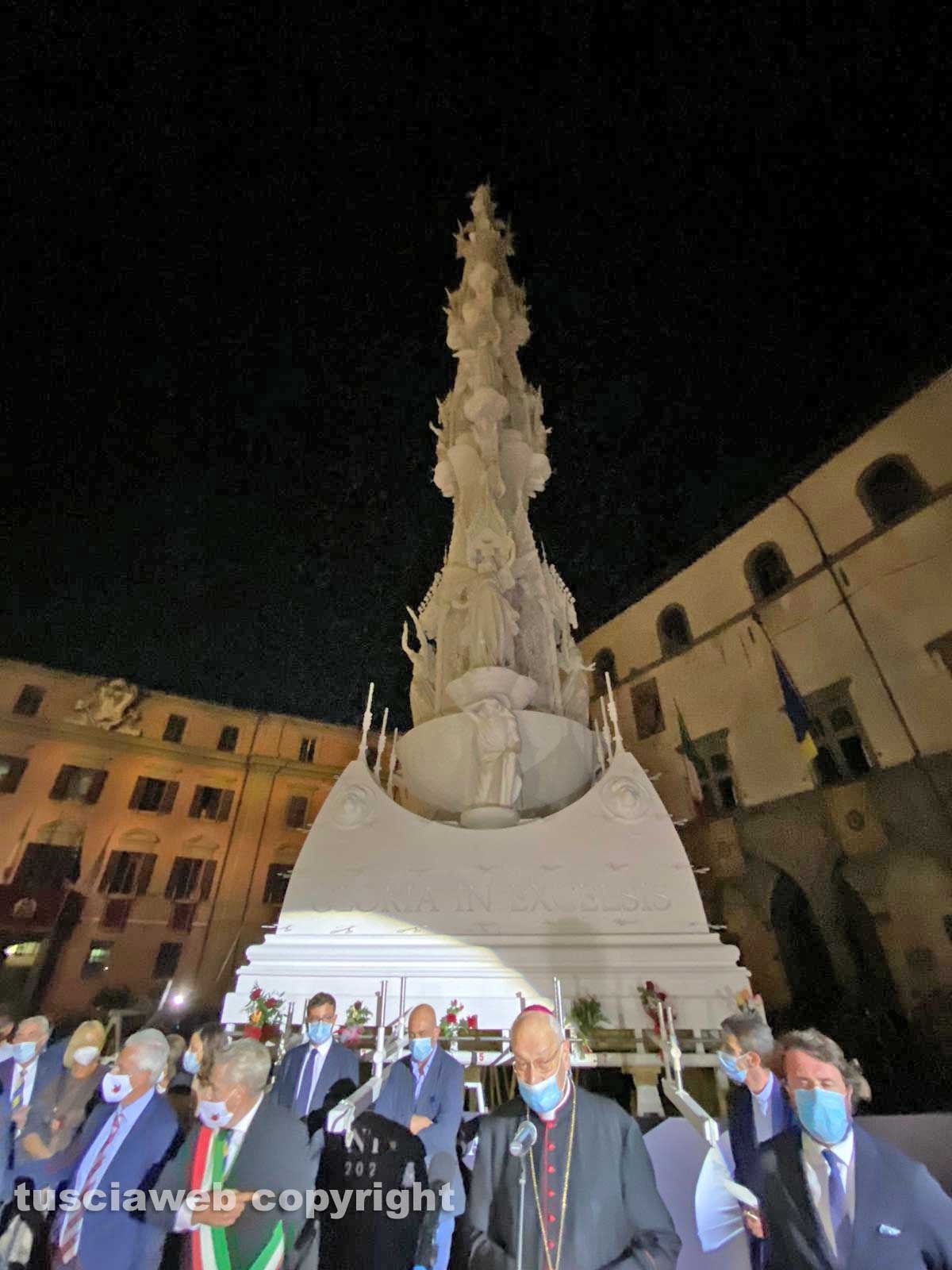 Macchina di santa Rosa 2021 - L'accensione di Gloria