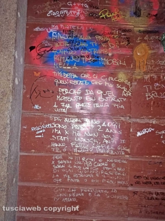 Graffiti e scritte sui muri