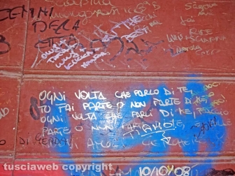 Graffiti e scritte sui muri