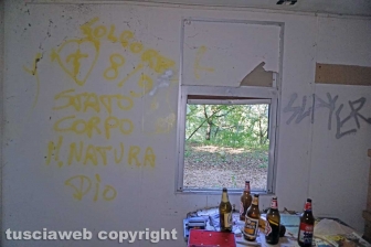 I graffiti all'interno della Chemical city