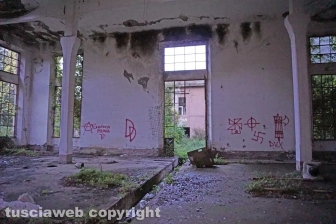 I graffiti all'interno della Chemical city