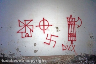 I graffiti all'interno della Chemical city