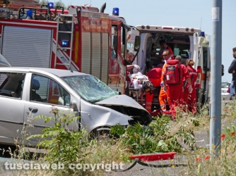 Grave incidente a Ponte di Cetti