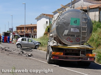 Grave incidente a Ponte di Cetti