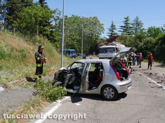Grave incidente a Ponte di Cetti