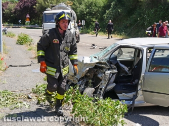 Grave incidente a Ponte di Cetti
