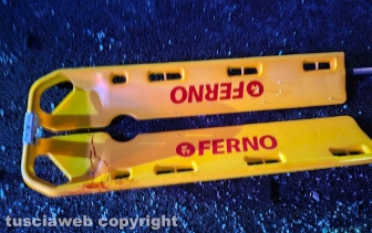 Ronciglione - Grave incidente Grave incidente su strada Valle di Vico, tre feriti