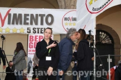 Grillo conquista piazza del Comune