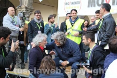 Grillo conquista piazza del Comune