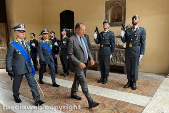 Tarquinia - Guardia di finanza - 249esimo anniversario - Il prefetto Cananà