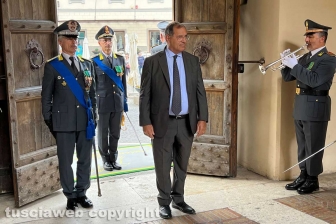 Tarquinia - Guardia di finanza - 249esimo anniversario - Il prefetto Cananà