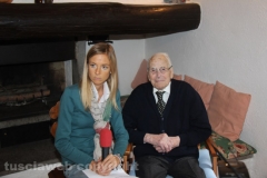 Pietro Chiodo a 106 anni durante l\'intervista