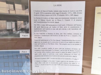 I 60 anni dell'archivio di Stato