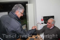 L\'attesa dei risultati delle elezioni regionali nella sede del Pd