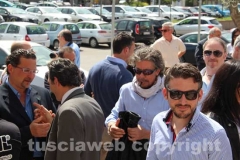 Mario Lega alla presentazione dei candidati di Fondazione