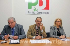Giuseppe Fioroni, Andrea Egidi e Donatella Ferranti