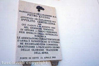 I carabinieri ricordano l'eccidio di Ponte di Cetti