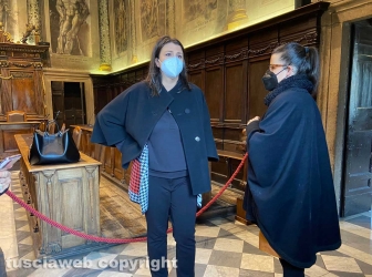 Luisa Ciambella e Chiara Frontini in comune