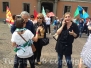 I dipendenti di Villa Rosa in piazza