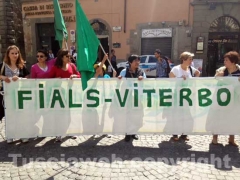 I dipendenti di Villa Rosa in piazza