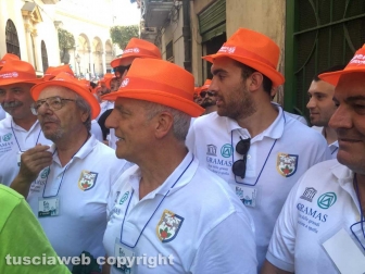 I facchini di Santa Rosa alla festa dei Gigli di Nola